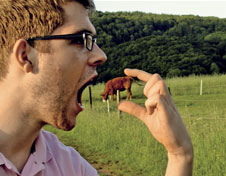 Bald vorbei? Der Mensch als Fleischfresser. (Foto: photocase | bungo)